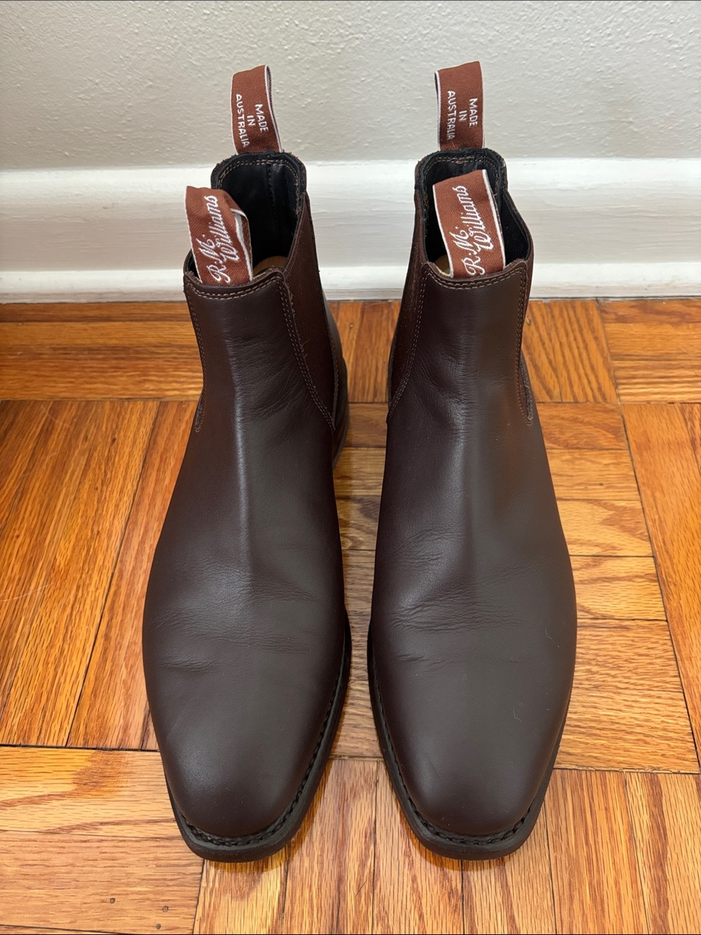 RM Williams Comfort Craftsman mens rubber-soled Chelsea boots - Size 9G